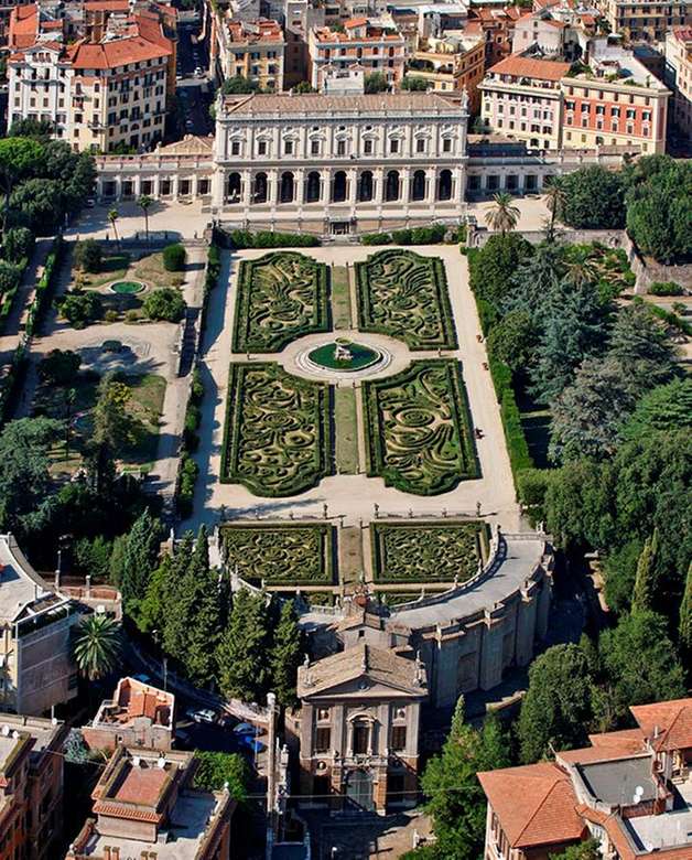 Villa Albani z ogrodami Rzym puzzle online