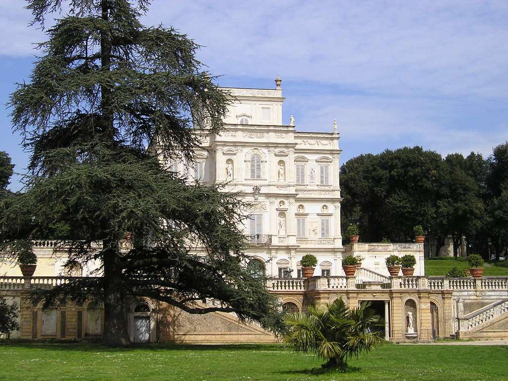 Villa Doria Pamphili z ogrodem w Rzymie puzzle online