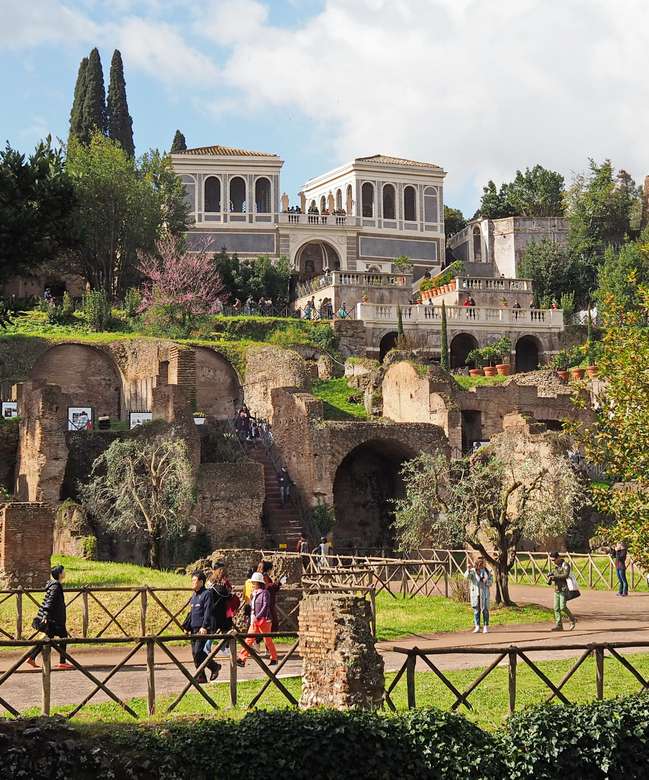 Willa z ogrodami Farnese w Rzymie puzzle online