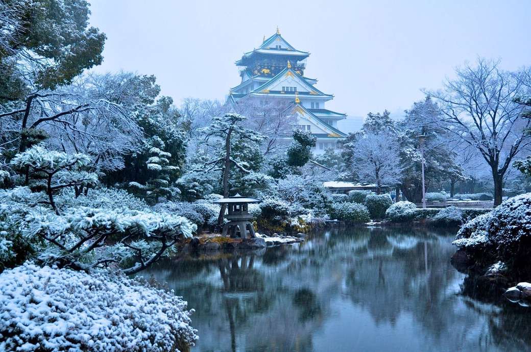 Śnieg w Japonii puzzle online