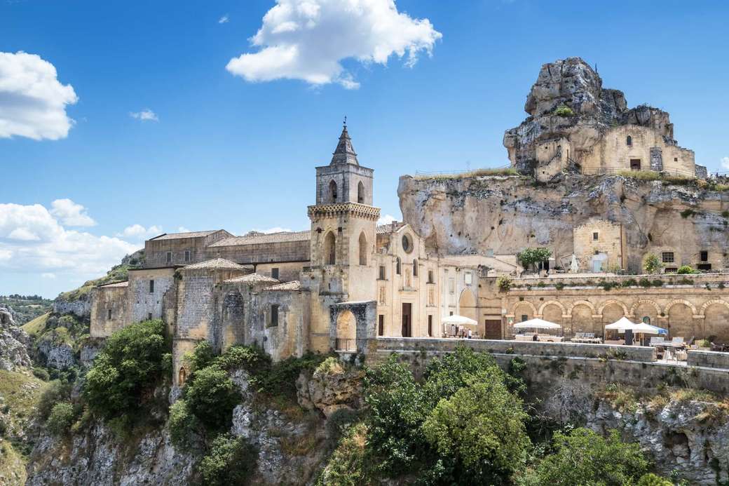 Matera-regionen i Basilicata Italien pussel