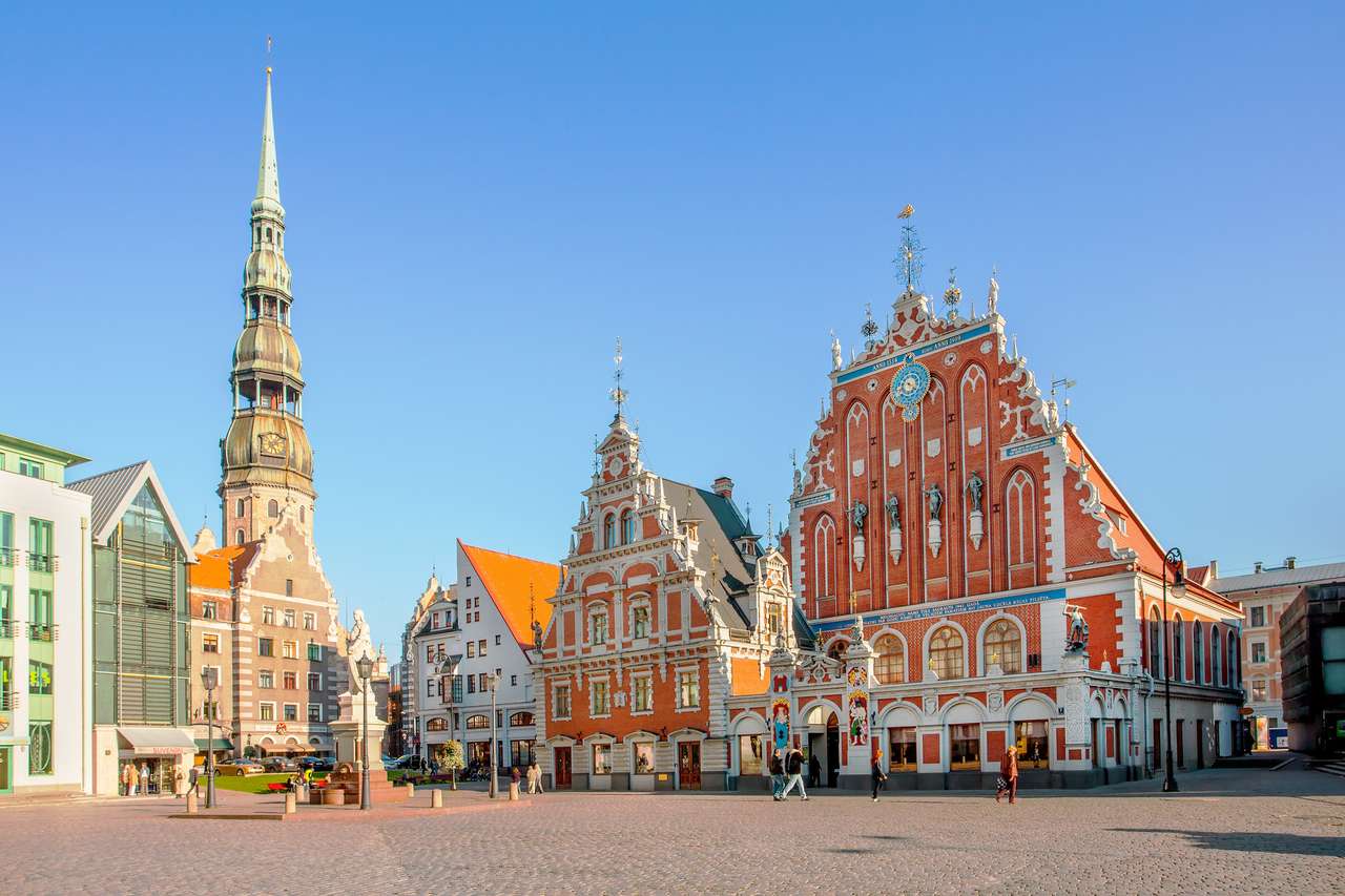 Miasto Ryga na Łotwie puzzle online