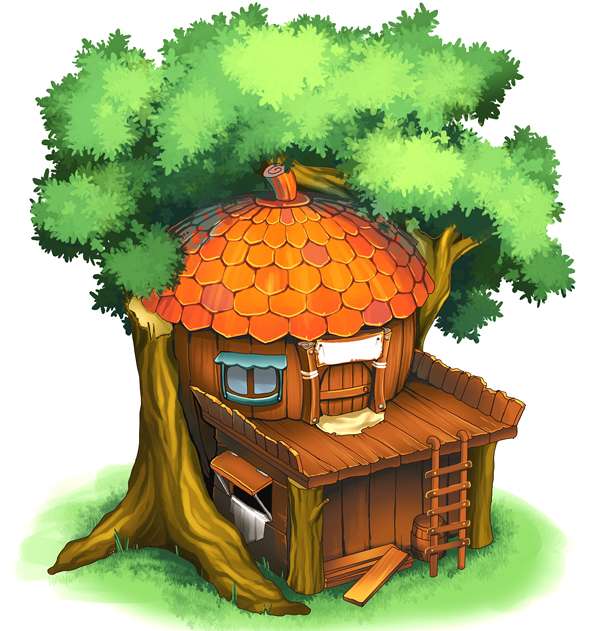 dom na drzewie puzzle online