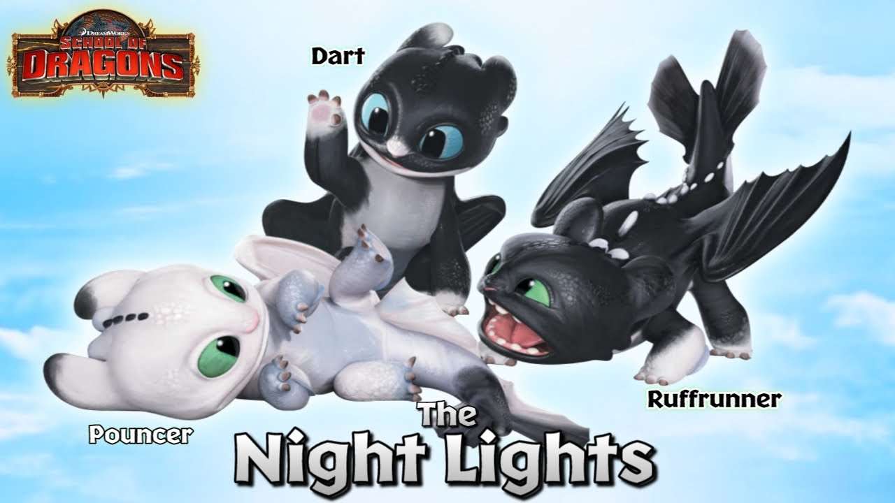 nocne światła puzzle online