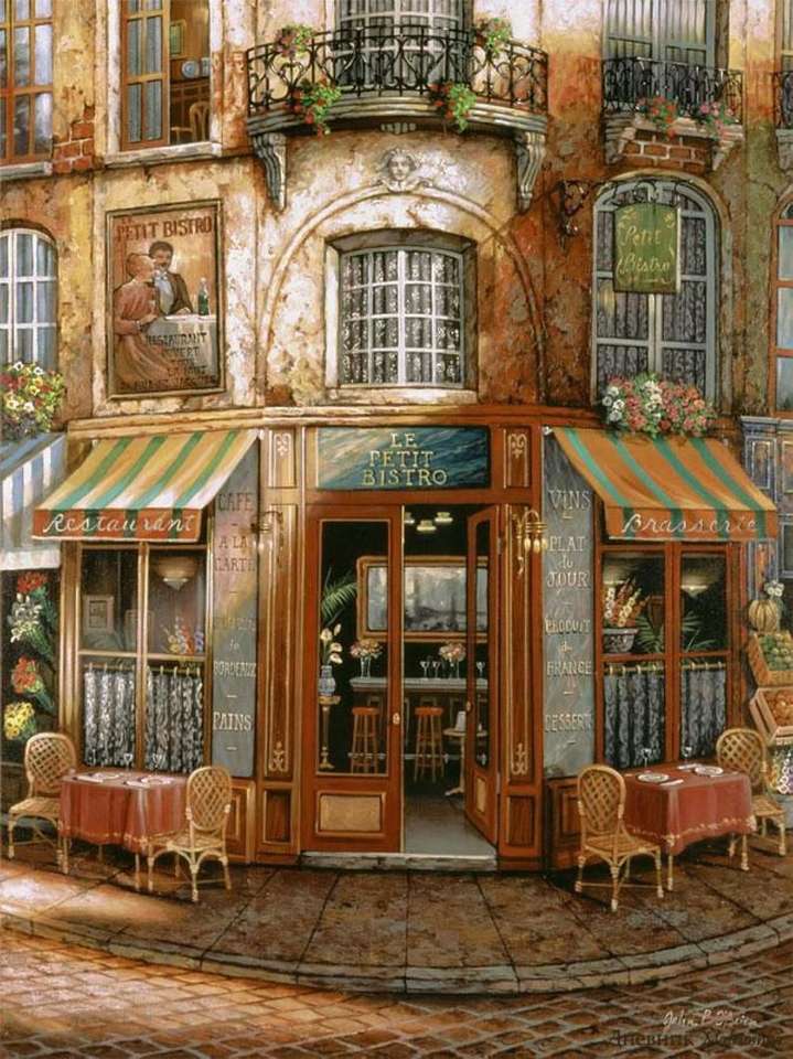 Kawiarnia w Paryżu puzzle online