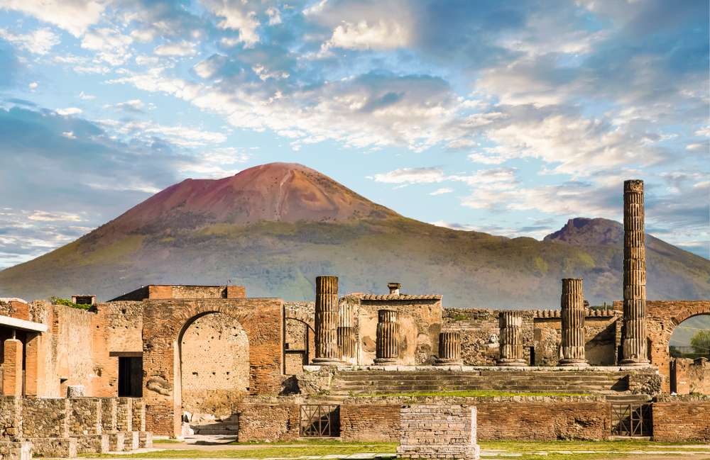 Region Pompeje i Wezuwiusz w Kampanii we Włoszech puzzle online