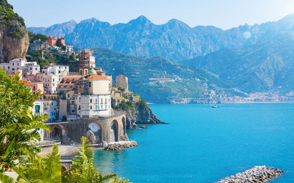 Region Wybrzeża Amalfitańskiego w Kampanii we Włoszech puzzle online