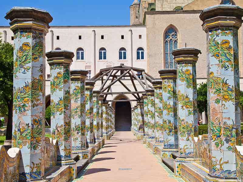 Neapol Monastero Santa Chiara Campania Włochy puzzle online
