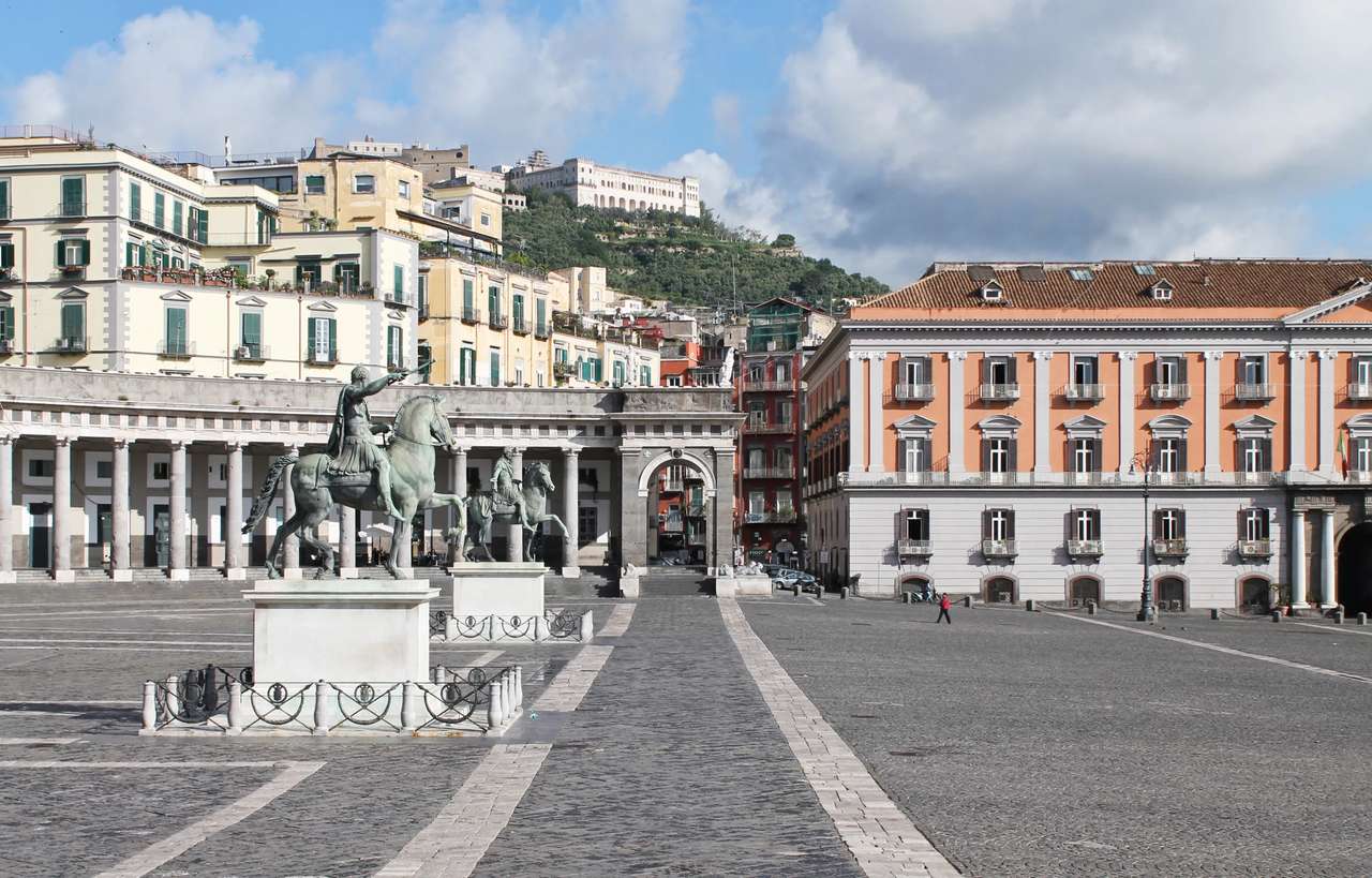 Neapol Piazza Plebiscito Region Kampania Włochy puzzle online