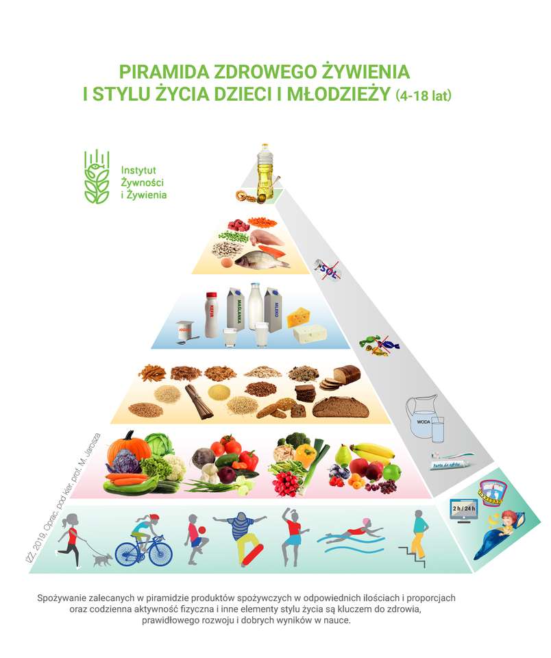 Piramisa żywienia puzzle online