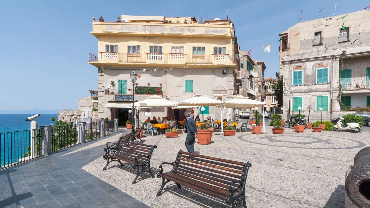 Tropea város, Calabria, Olaszország kirakós