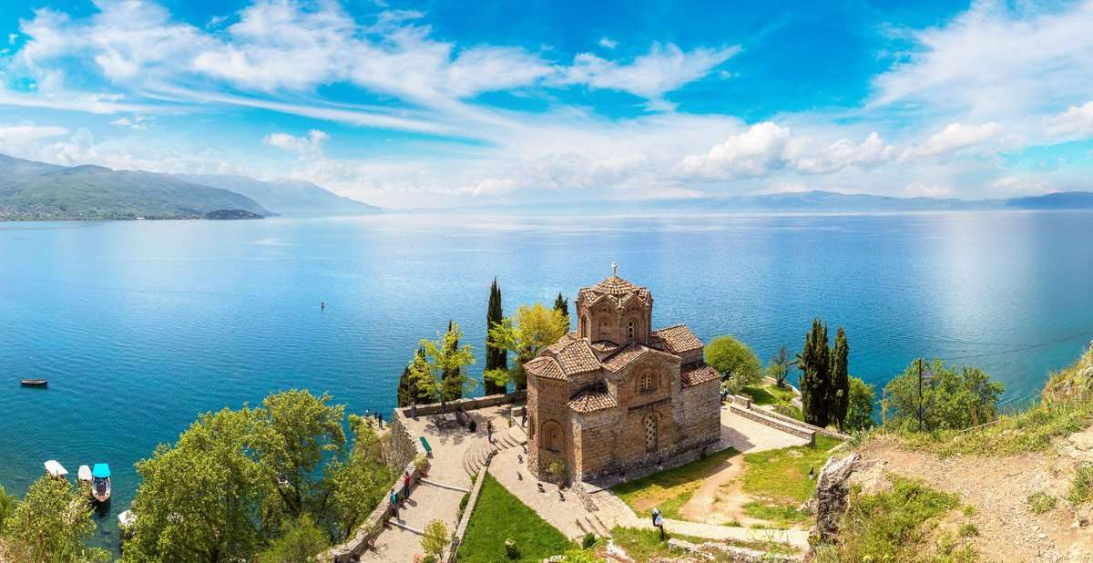 macedonia- morze, zamek puzzle online