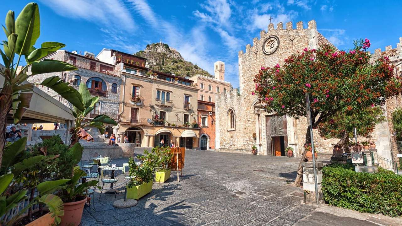 Mesyna w centrum Sycylii puzzle online