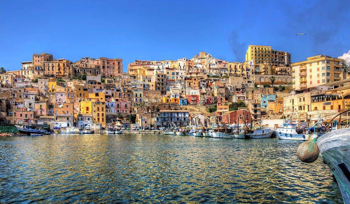 Sciacca przybrzeżne miasto Sycylia puzzle online
