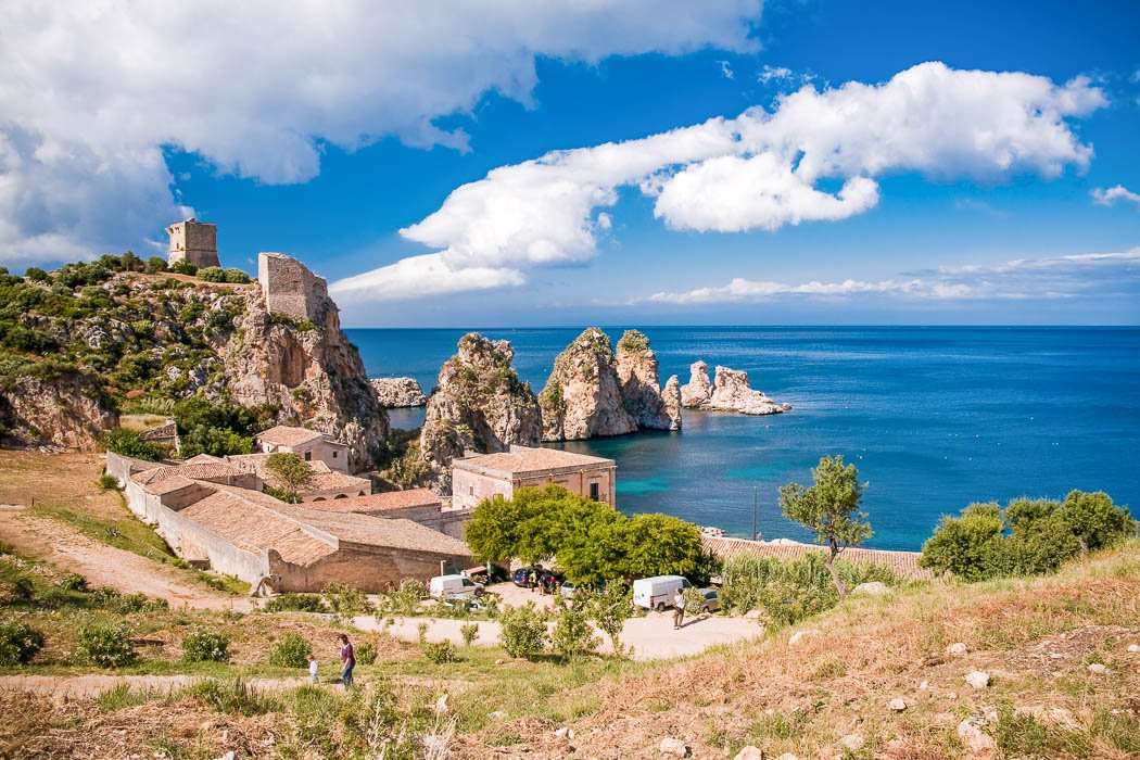 Wybrzeże w Zingaro na Sycylii puzzle online
