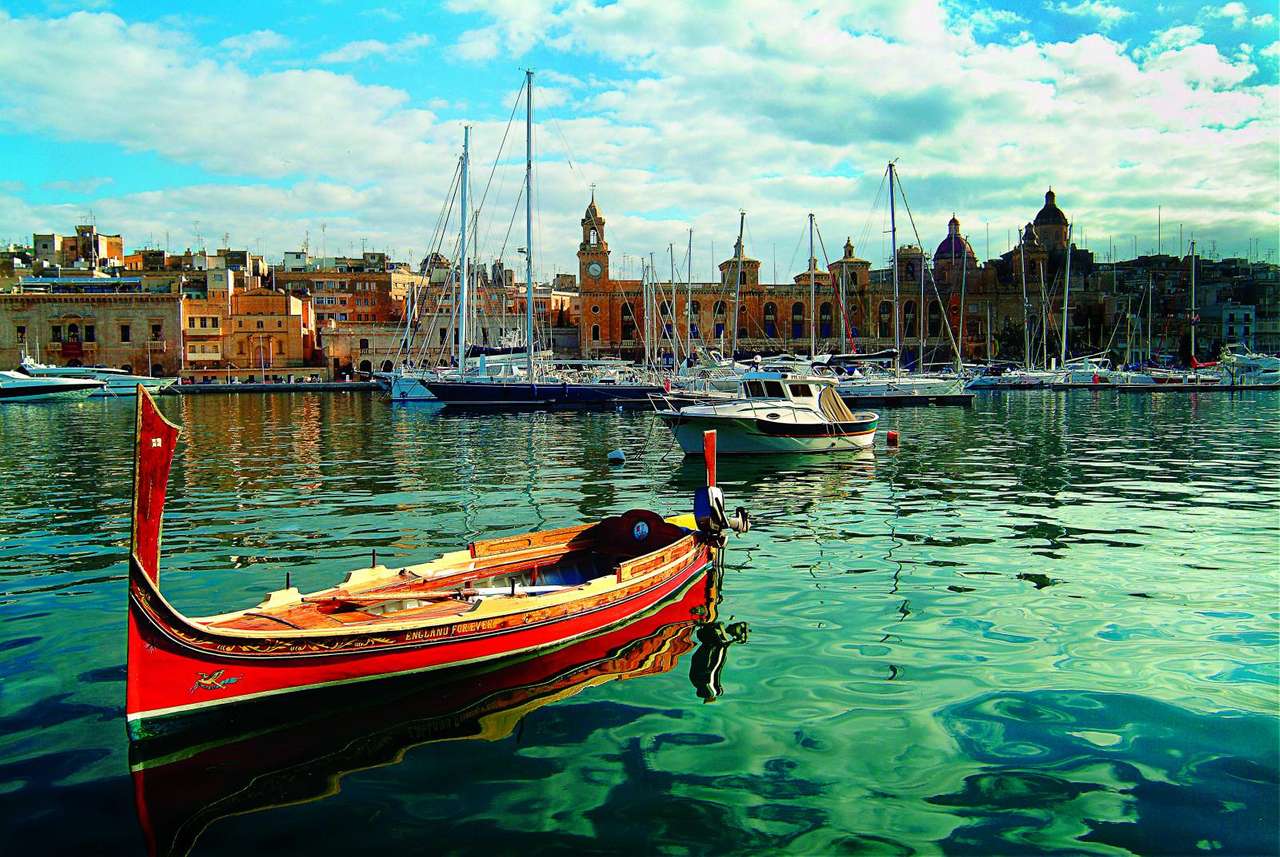 Dghajsa Vittoriosa Marina Malta puzzle online