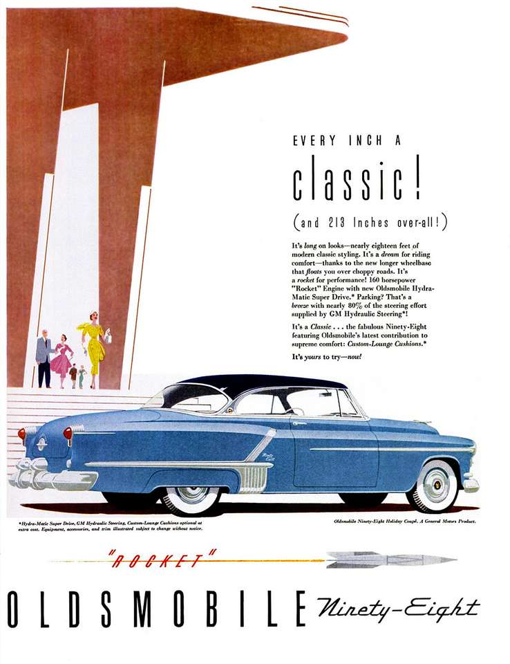 1952 Oldsmobile Ninety Eight puzzle online