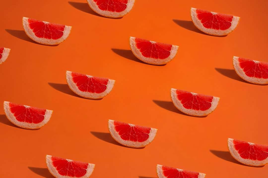 Wzór Grejpfruta Pomarańczowy puzzle online