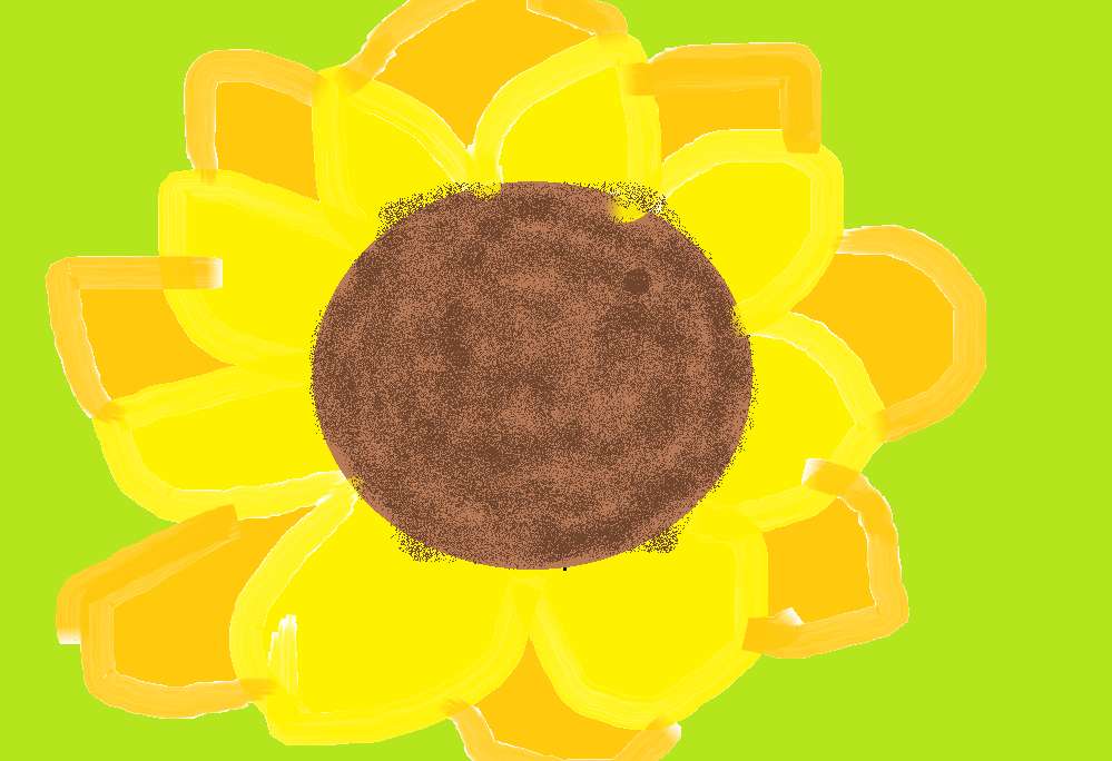 słonecznik. puzzle online