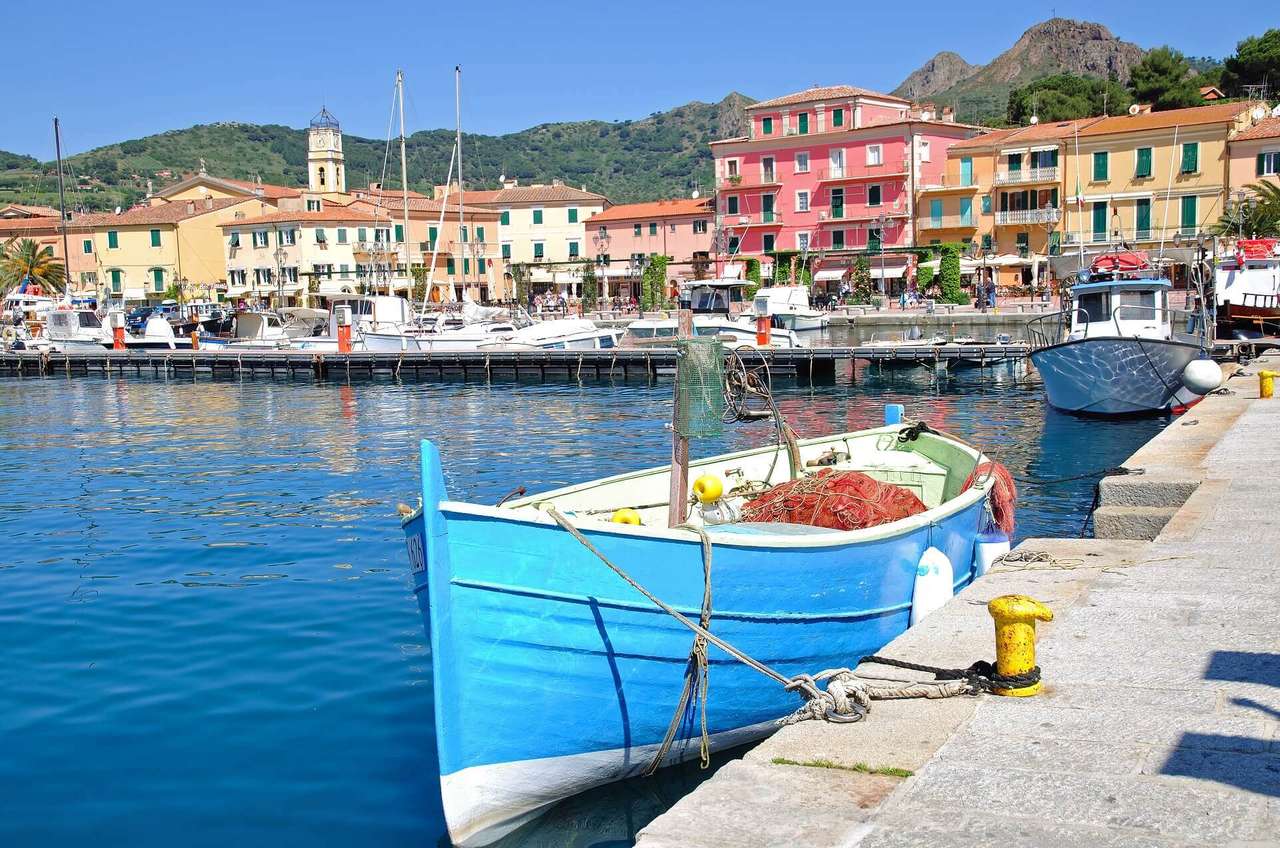 Porto Azzurro on Elba Island Italy jigsaw puzzle