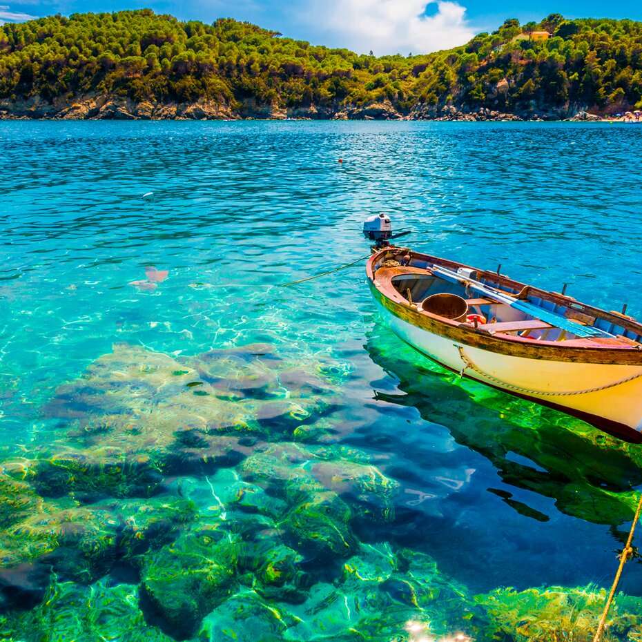Wyspa Elba u wybrzeży Toskanii puzzle online