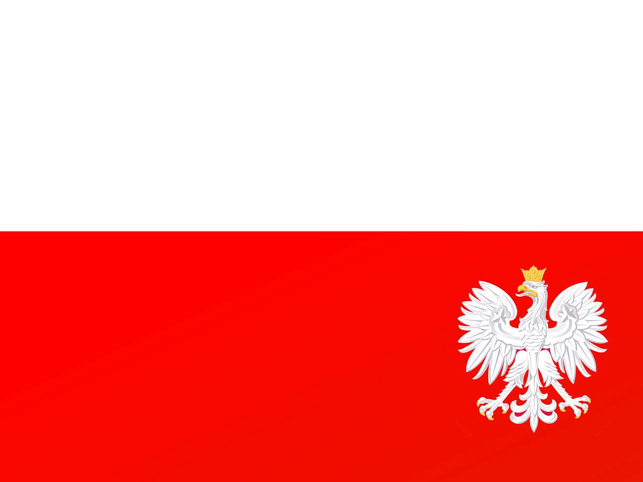 Polska  flaga narodowa puzzle online