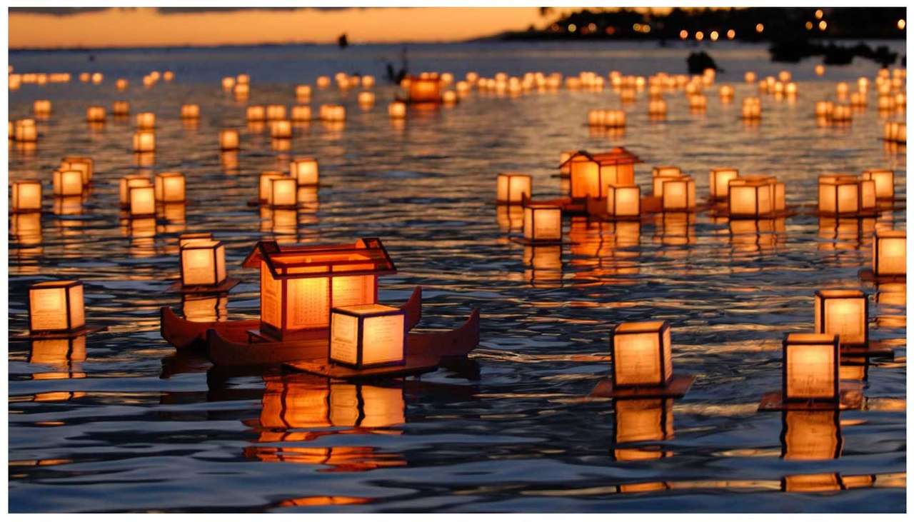 obon- święto zmarłych w japonii puzzle online