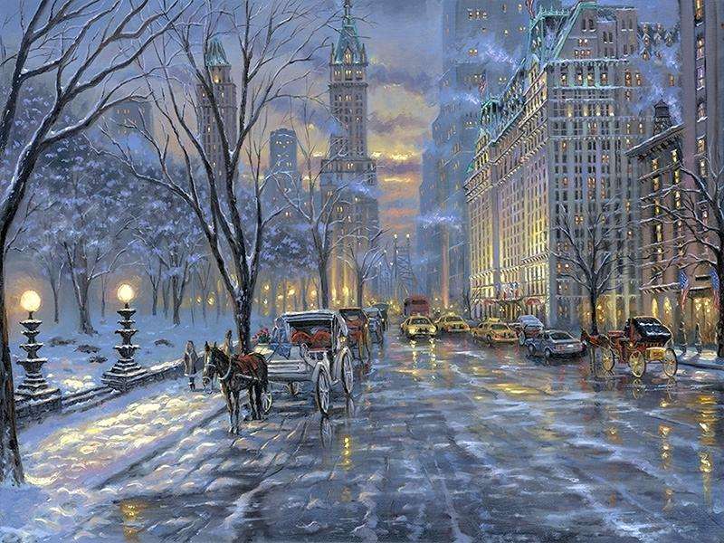 Zima w Nowym Jorku puzzle online