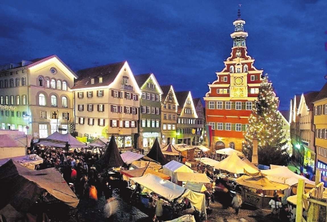 Jarmark bożonarodzeniowy w Esslingen puzzle online