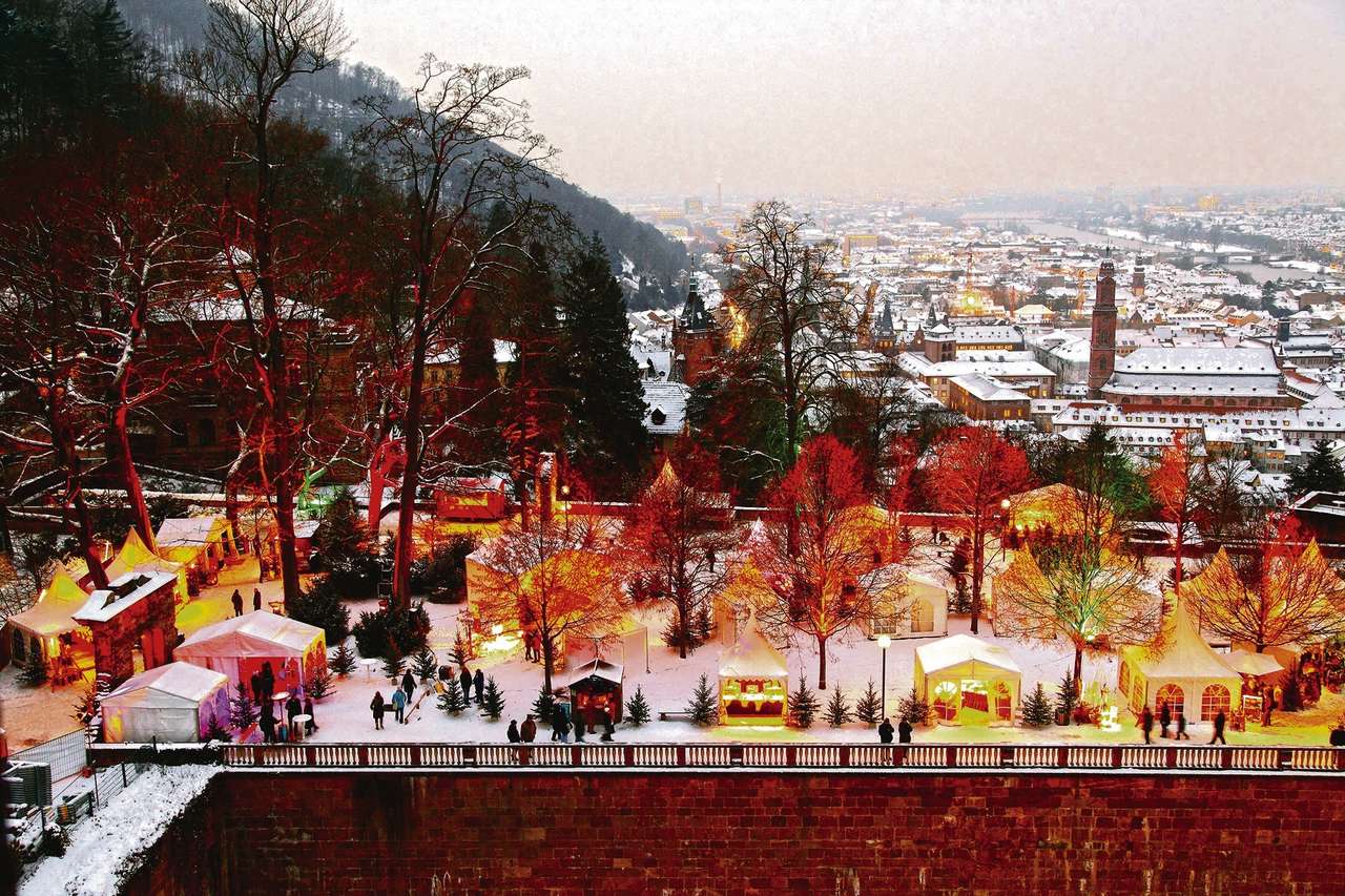 Jarmark bożonarodzeniowy w Heidelbergu puzzle online