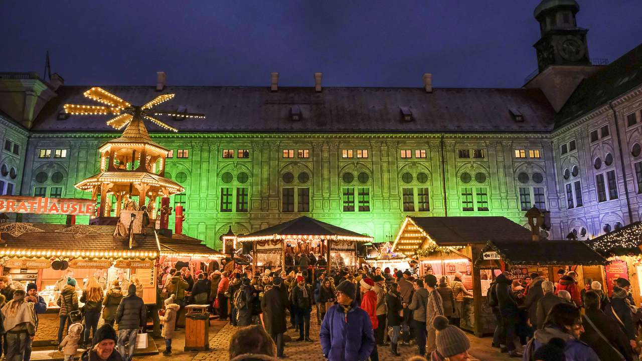 Jarmark bożonarodzeniowy w Monachium puzzle online