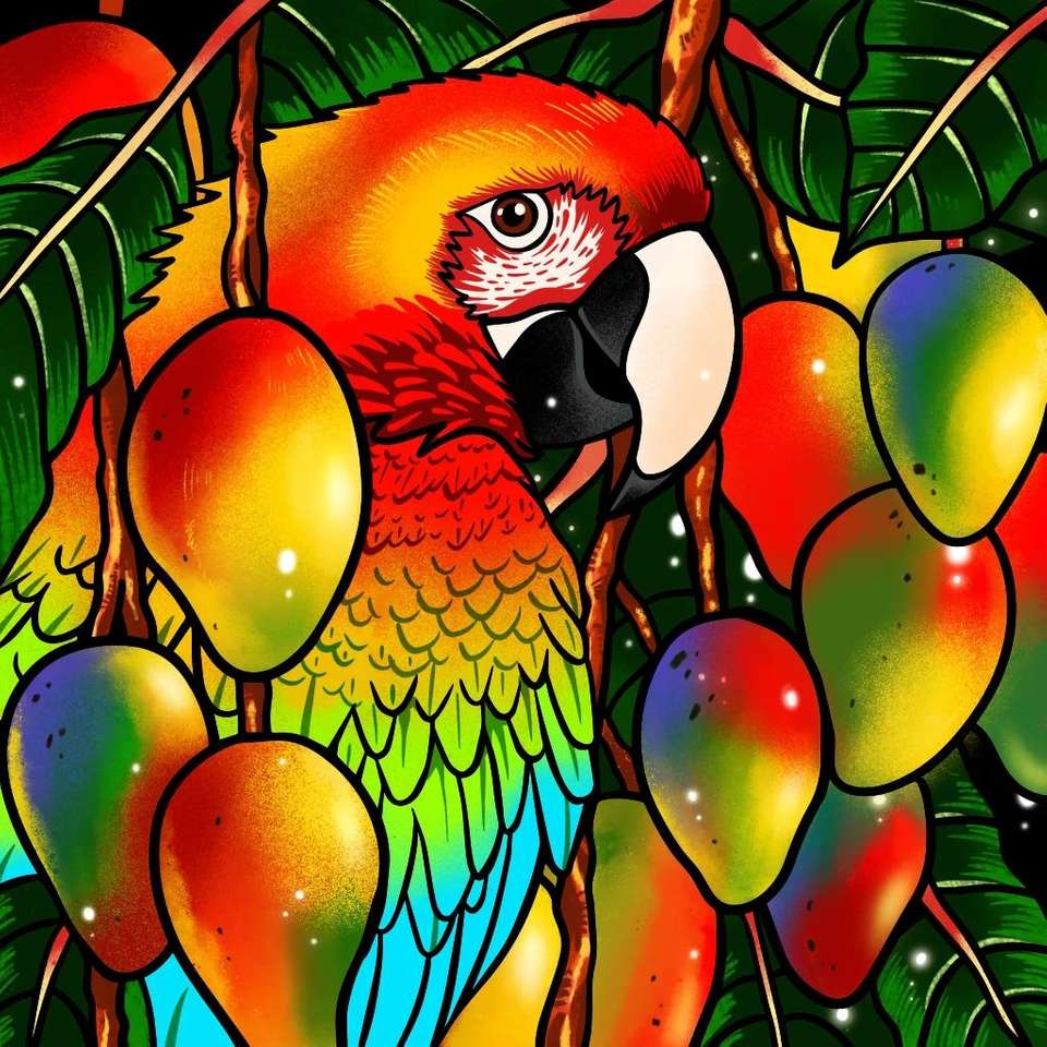 Parrot im jungle puzzle online