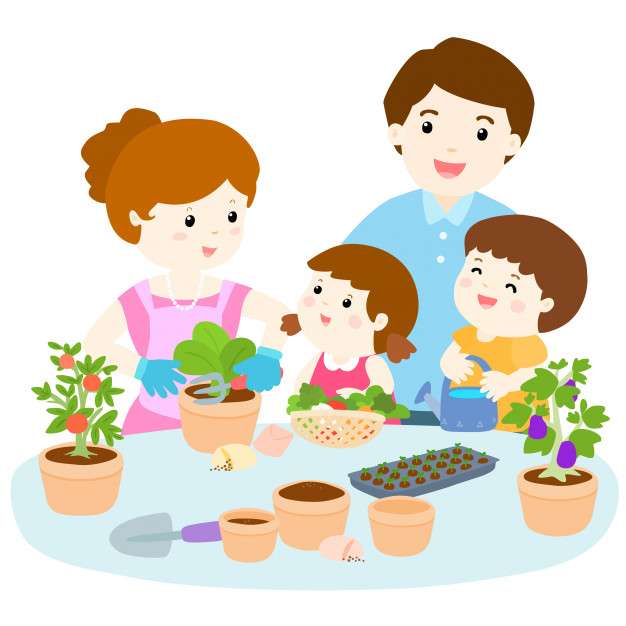roślina rodzinna puzzle online