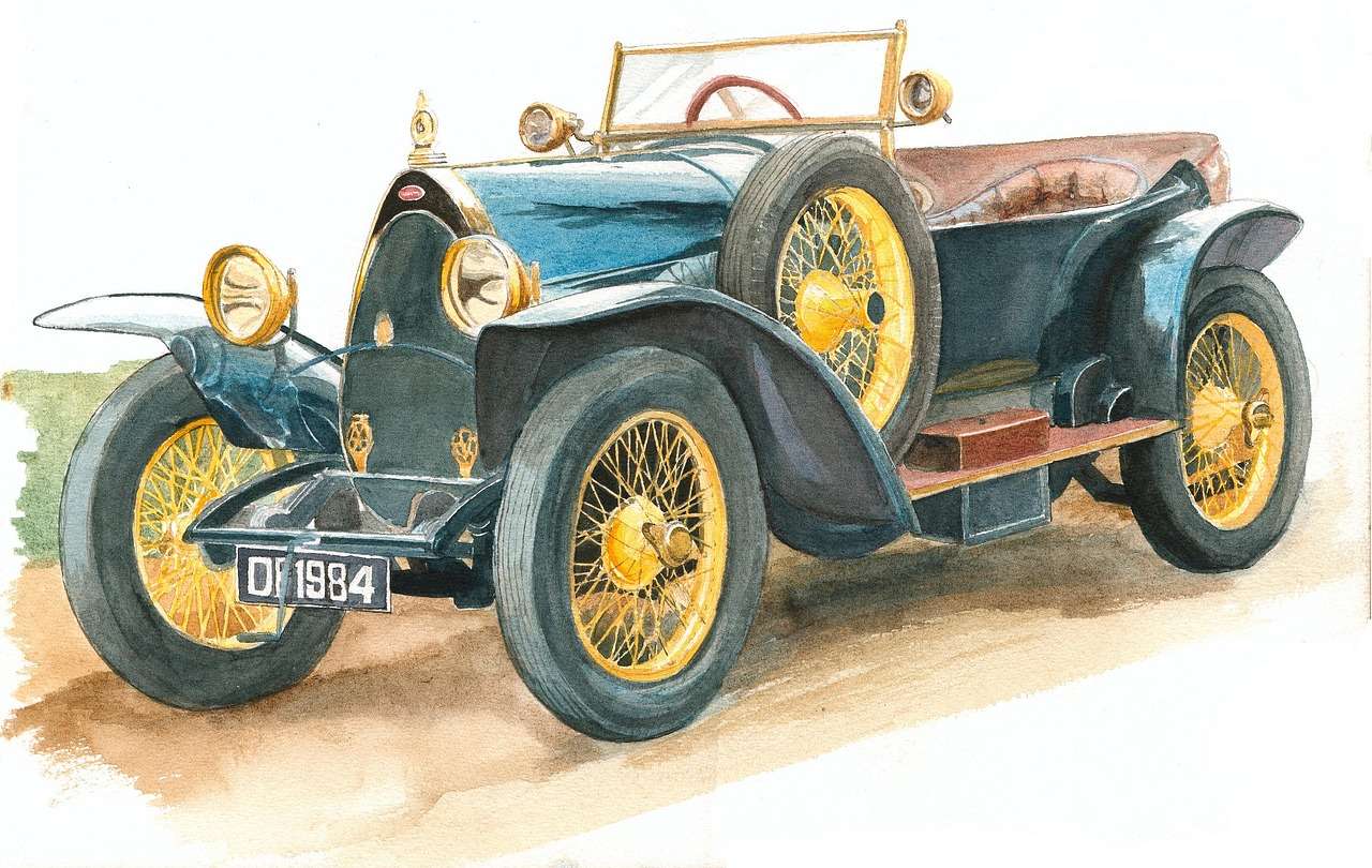 Samochód Bugatti- wysoka grupa wiekowa puzzle online