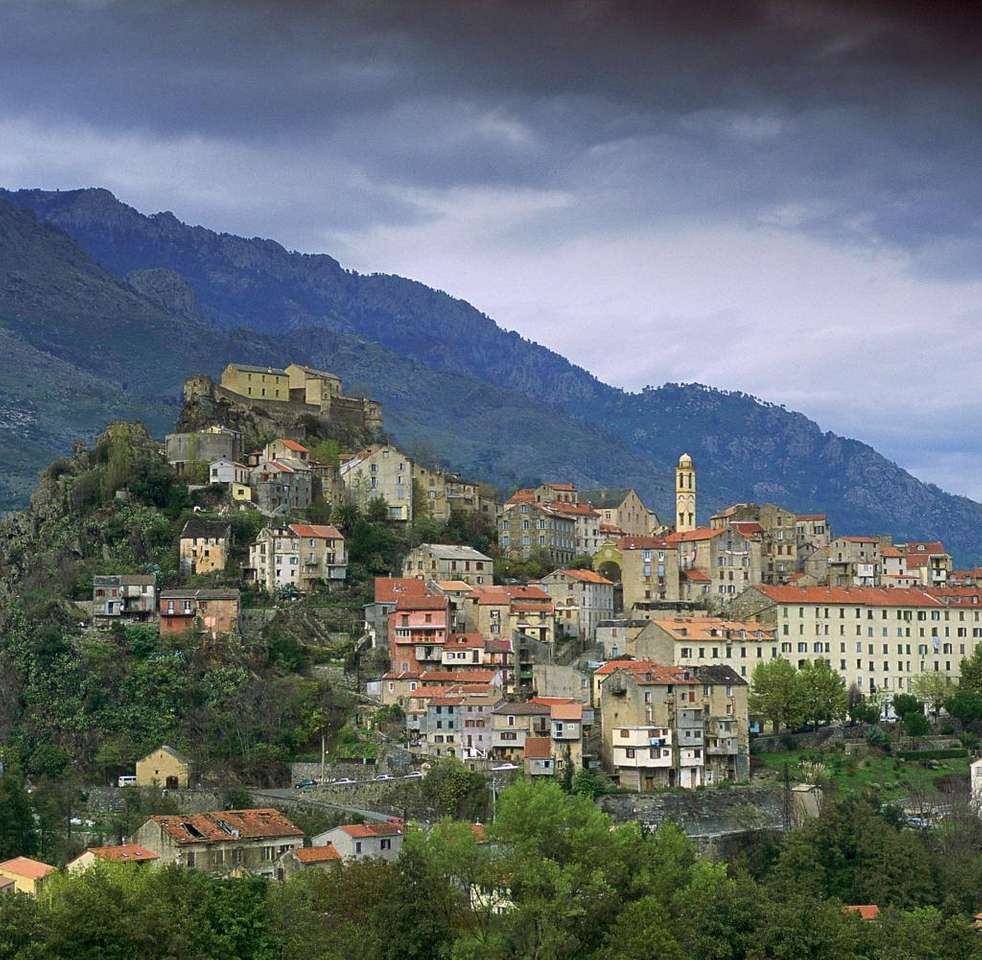 Miasto Corte na Korsyce puzzle online