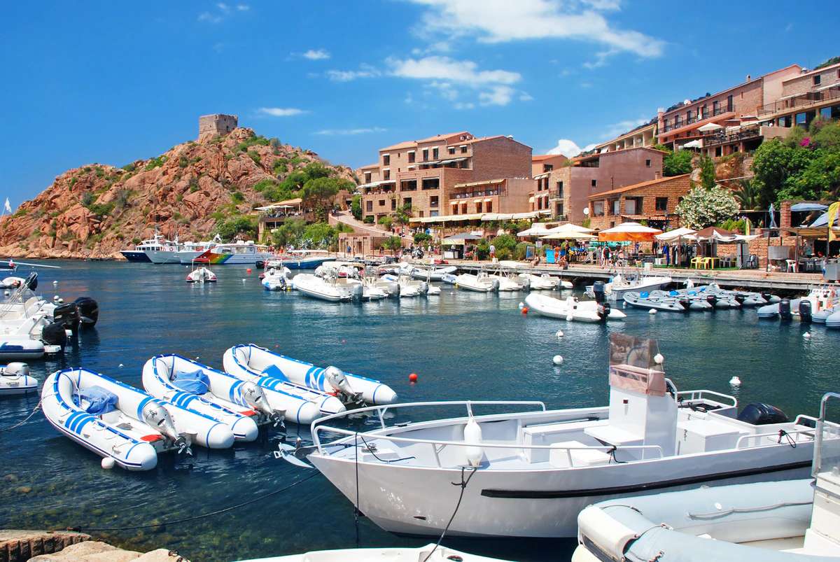 Miasto portowe na Korsyce puzzle online