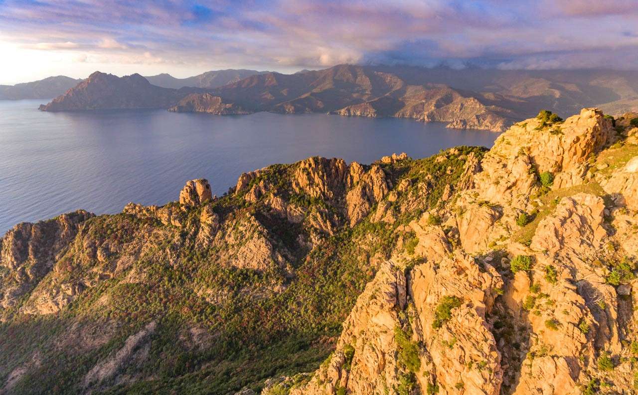Nadmorski krajobraz Korsyki puzzle online