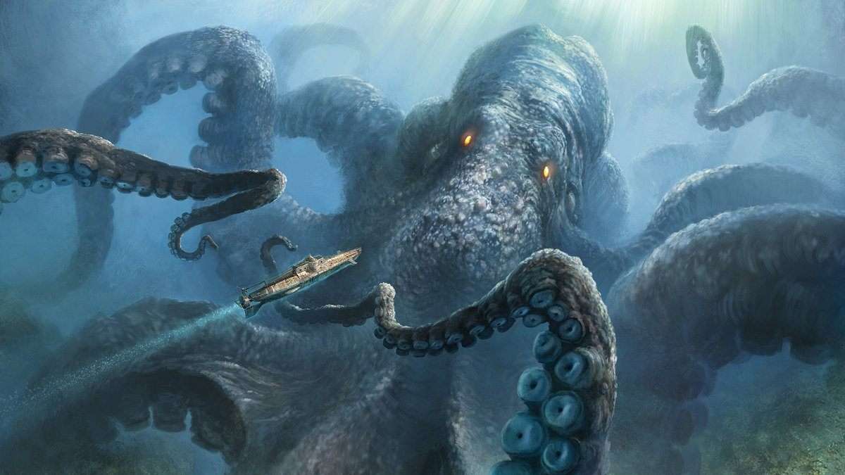 kraken osmiornica puzzle online