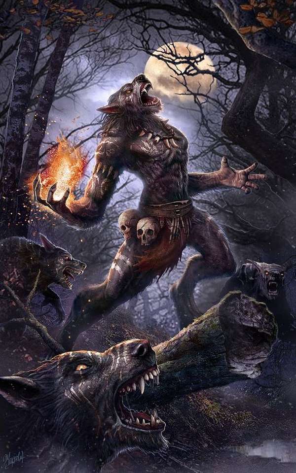 Wilkołak Werewolf puzzle online