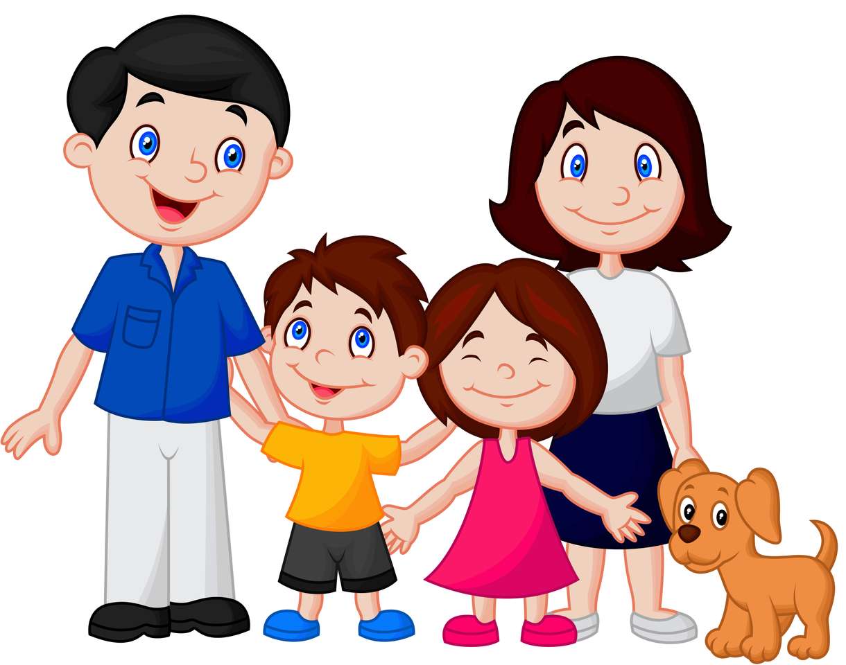 Szczęśliwa rodzina puzzle online