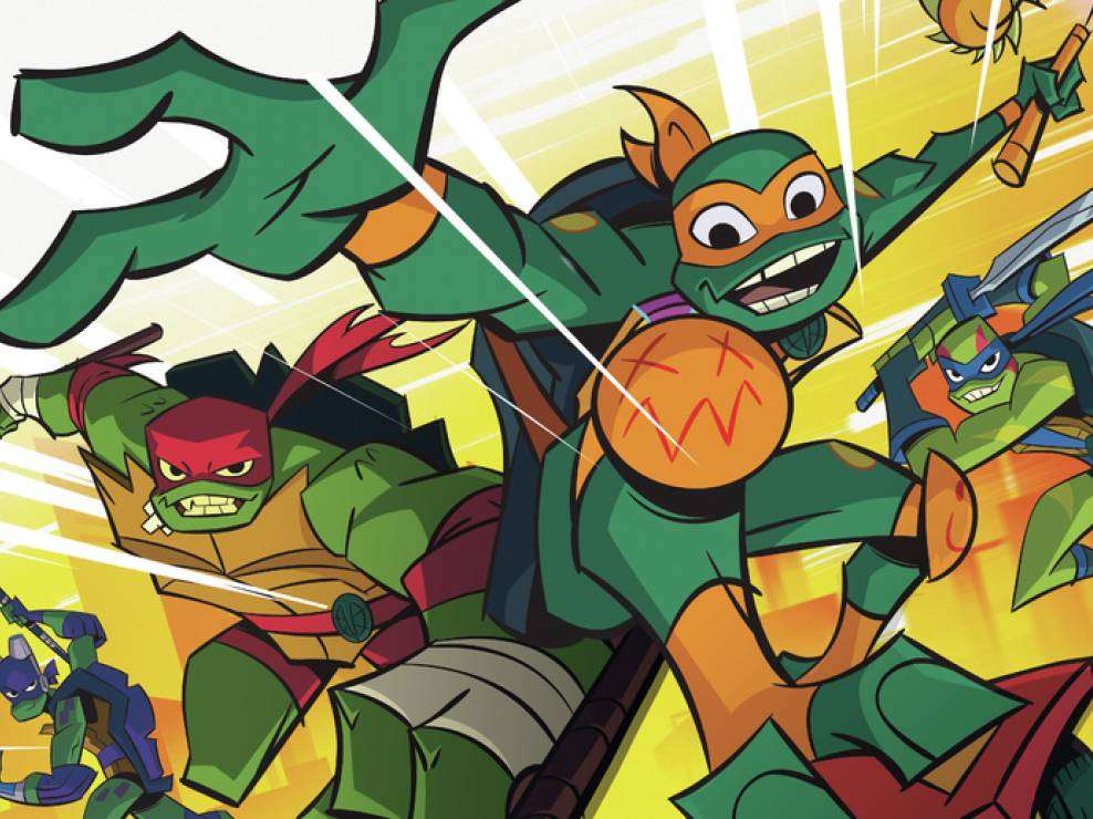 Żółwie Ninja w ataku puzzle online