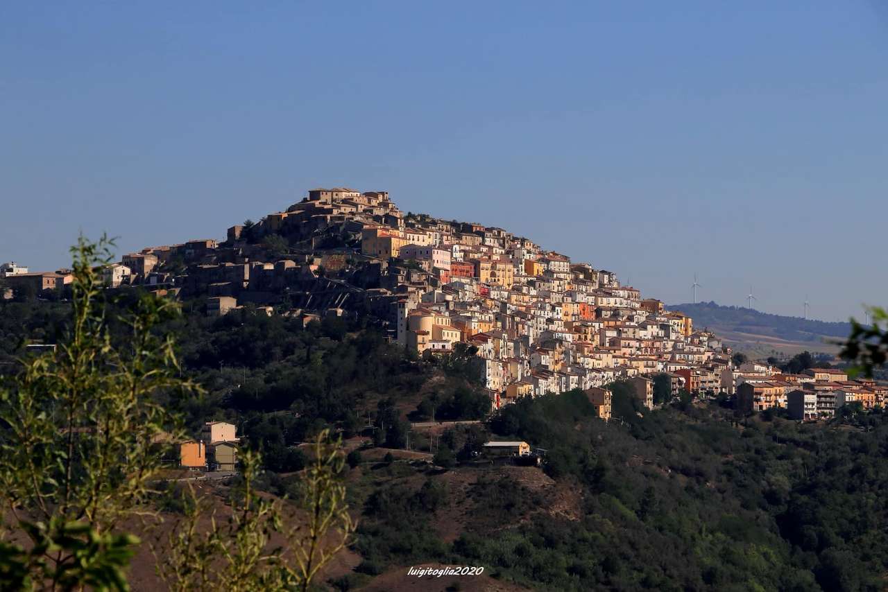 Panorama Calitri AV Włochy puzzle online