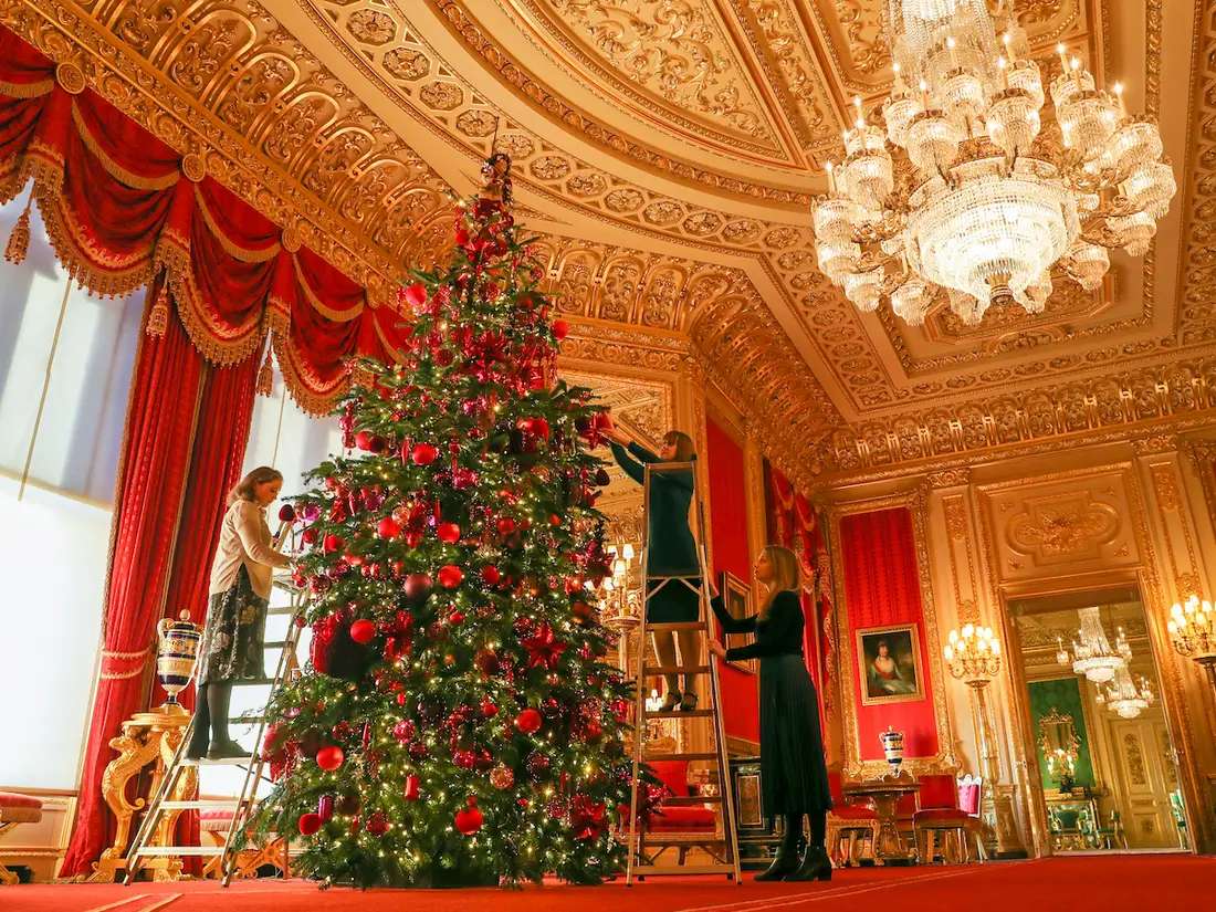 Boże Narodzenie w zamku Windsor puzzle online