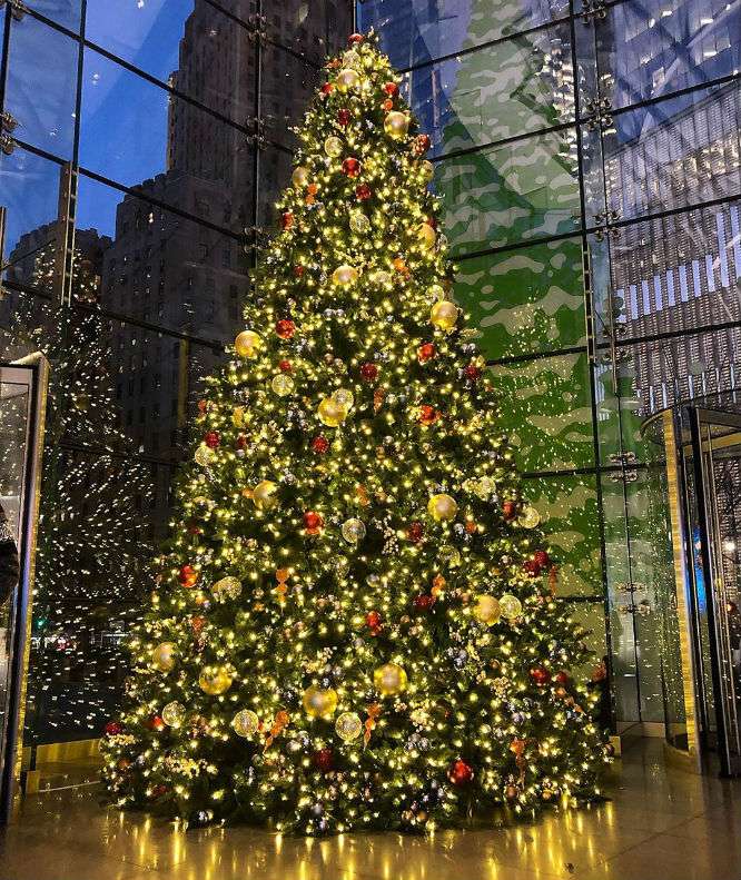 Brookfield Place Christmas Tree w Nowym Jorku puzzle online