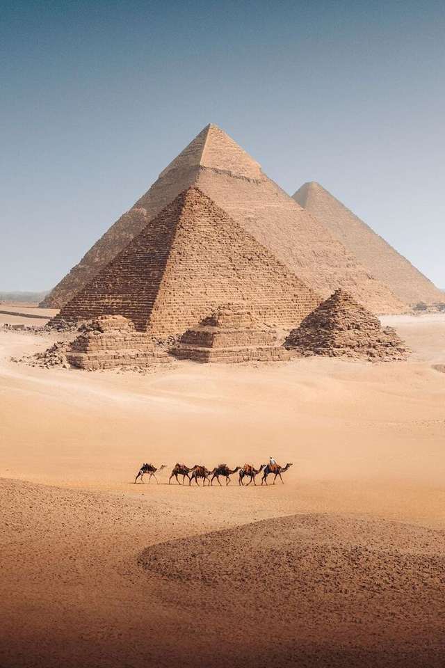Wielka Piramida w Gizie w Egipcie puzzle online