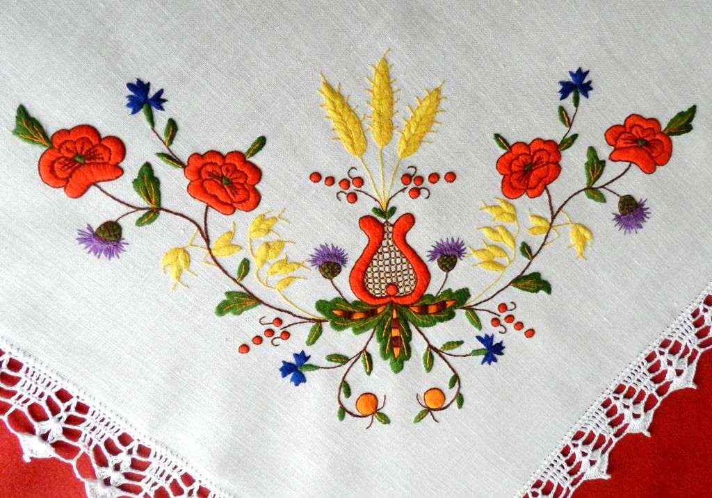 ハンガリーの刺繡 ジグソーパズル