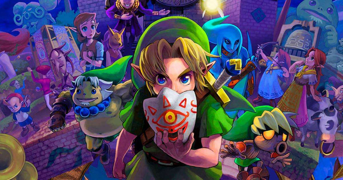 Maska Zelda Majora puzzle online