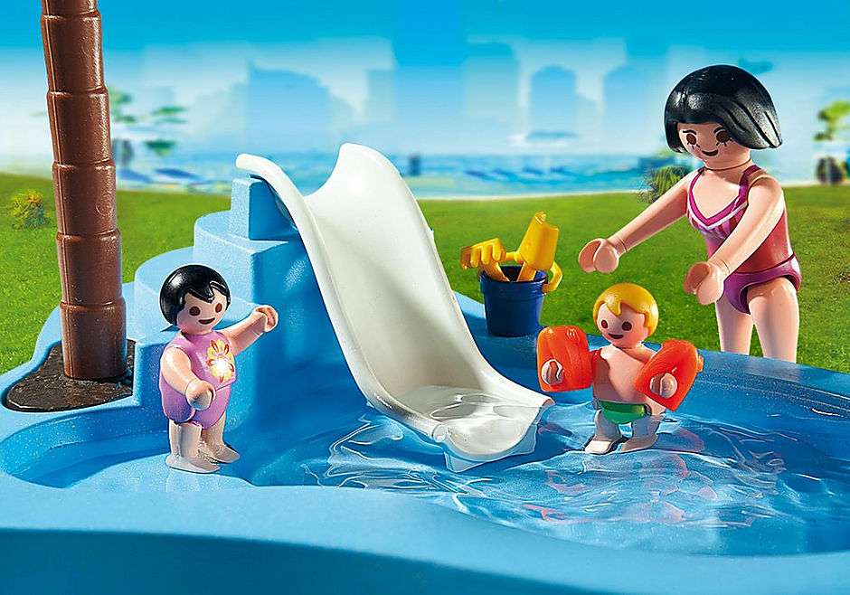 basen dla dzieci - lalki puzzle online