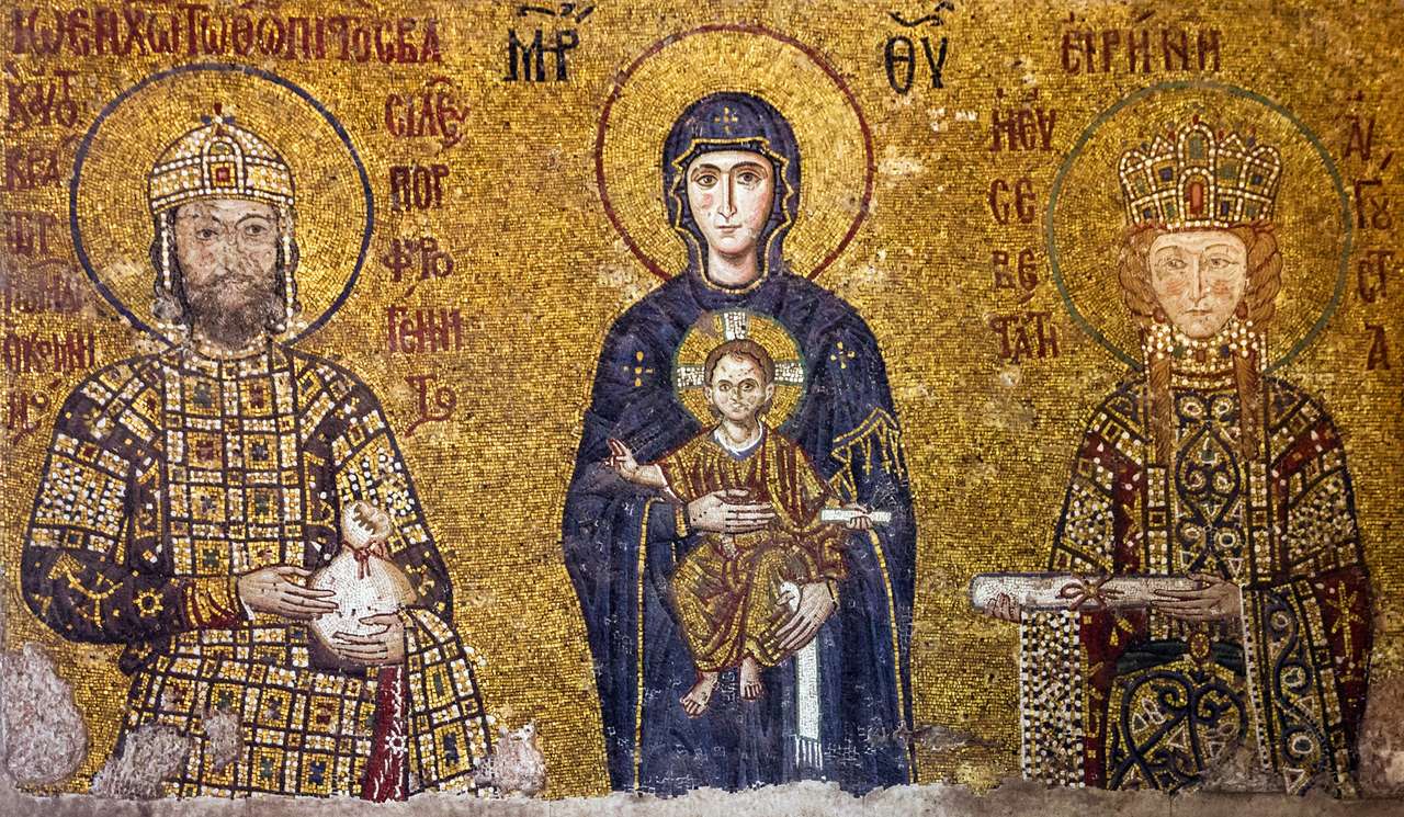 Bizantyjska mozaika puzzle online
