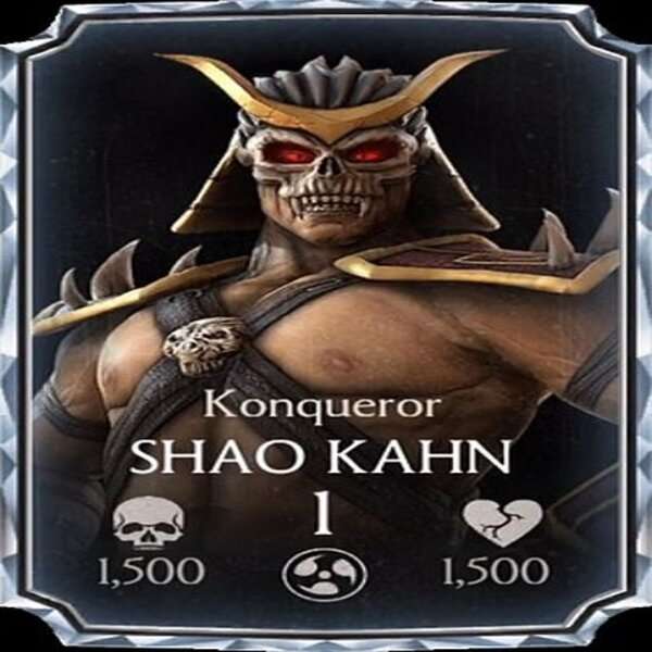 Shao Kahn Mortal Kombat 11, klasszikus kirakós játék